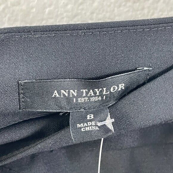 NEW Ann Taylor Womens 8 Black Wool Blend Pencil Skirt Career Work - Picture 3 of 8